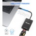 Dual USB-3  (USB-A Port) Card Reader For XQD & SDHC
